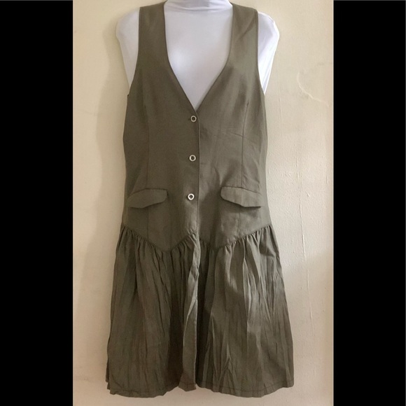 Free People Dresses & Skirts - 🎉HP🎉 FREE PEOPLE Vintage Style Vest Dress